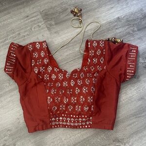 Orange Lehenga for special occasion, wedding